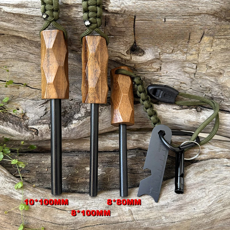 Magnesium Fire Starter - Yeni Açık Hava Çakmaktaşı Ateş Başlatıcı,