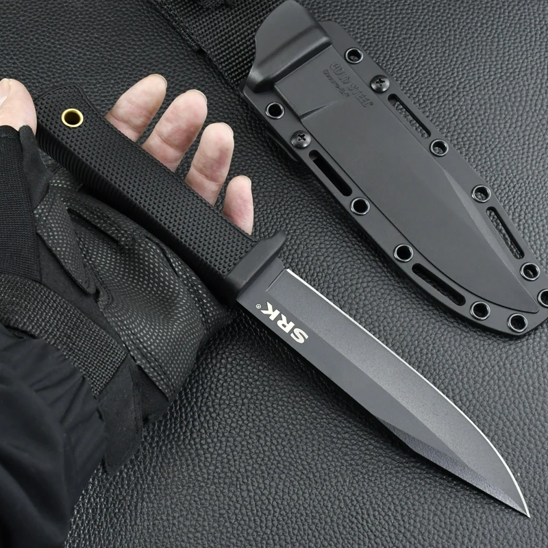 Bushcraft Knife Fixed - SKR Düz Sabit Bıçak RN Cam