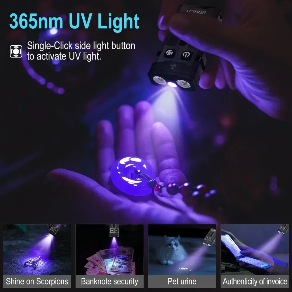 BORUiT EV20 1100LM EDC UV Anah - Fishing Kit Compact incelemesi ve fiyatı